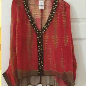 michael sheer topper sz xs/s